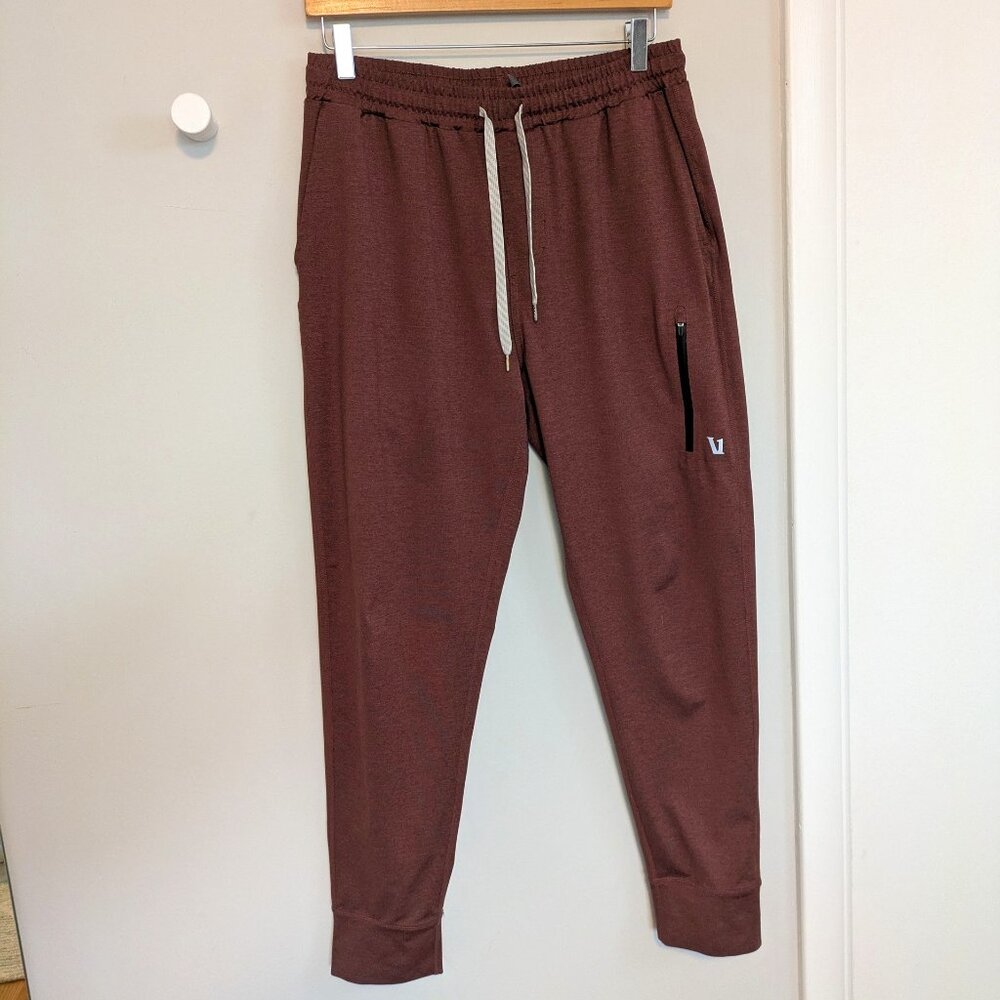 Vuori Men's Sunday Performance Jogger - Sz Med, Russet Red
